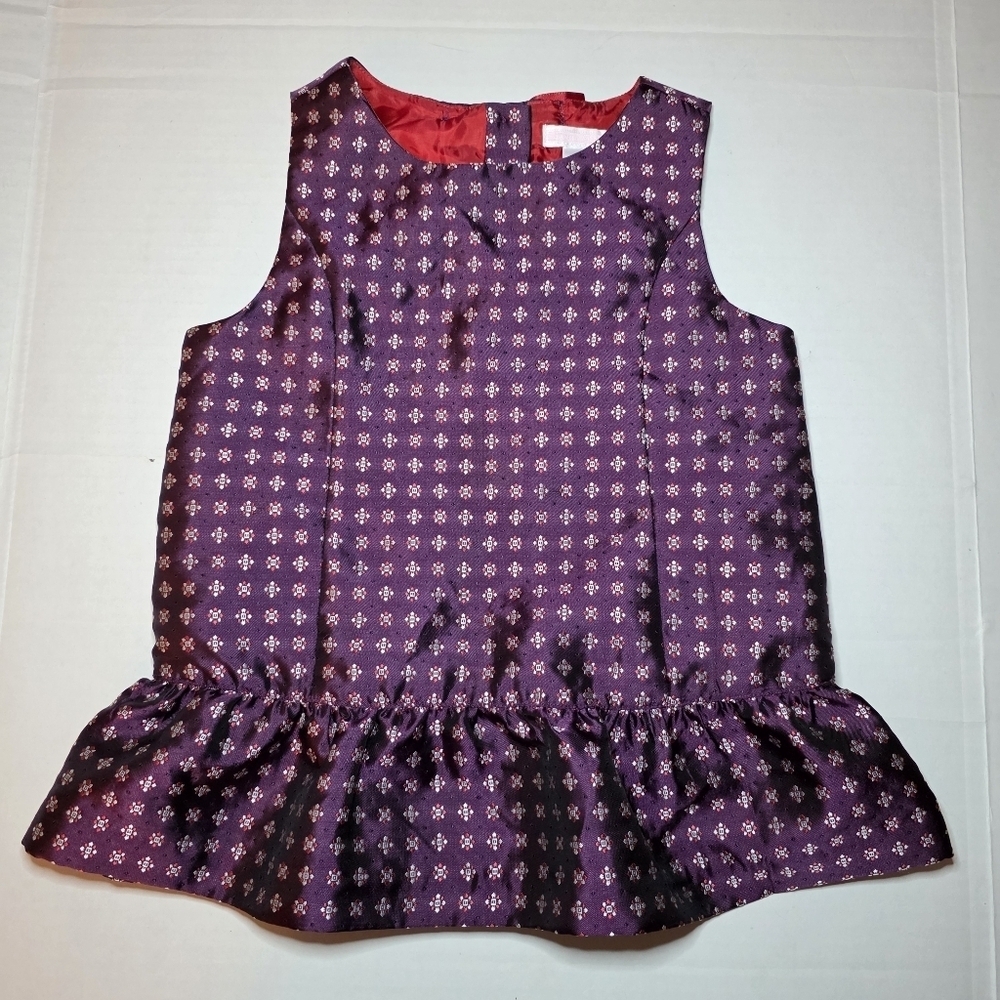 JANIE AND JACK Belle Of The Ballet Peplum Top Shirt Size 6